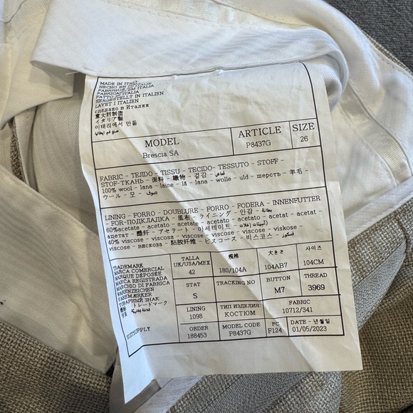 Suit Supply Tan Dress Pants - Picture 8 of 8